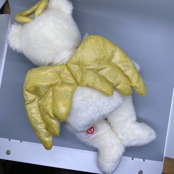 Ty Original Beanie Buddies 2000 Halo II Angel Bear - Picture 3 of 10